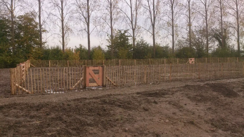 Jaap de Vries Producties Engels hekwerk kastanjehout 120 cm