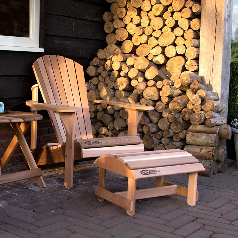 Comfychair Repose Pieds voetenbank hout voorgemonteerd