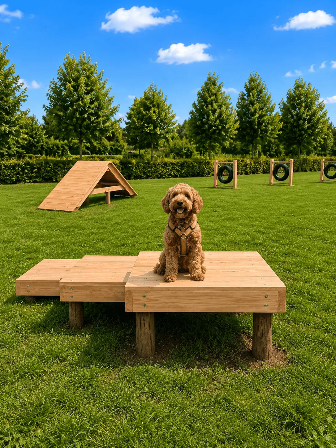 Jaap de Vries Plateau hondenplateau Douglas set 3 stuks