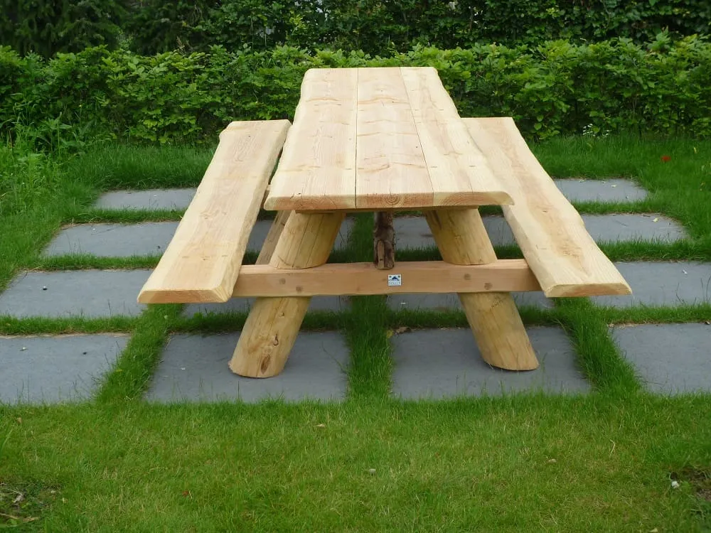 Jaap de Vries Mississippi 200 picknicktafel Douglas