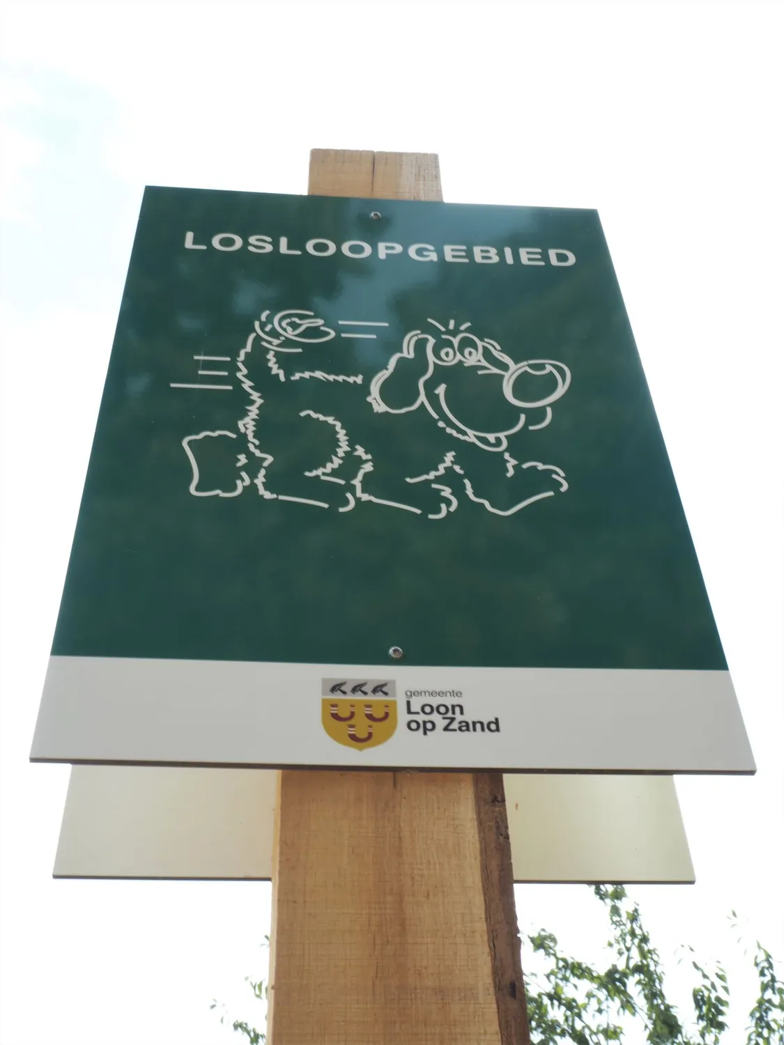 Jaap de Vries Producties Brugge aanduidingspaal eiken dubbel bord