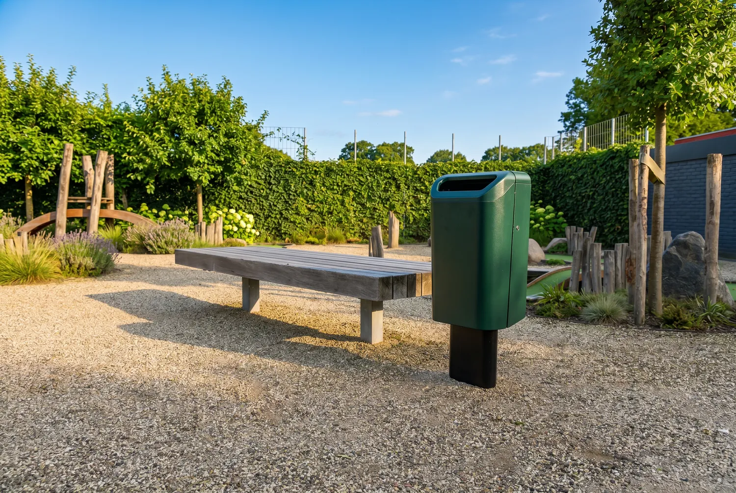 Inter Design Dulce afvalbak 50 liter buiten met voet