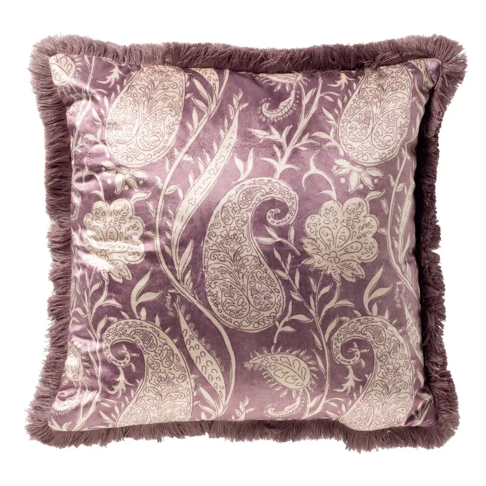 Dutch Decor Ravie sierkussen 45x45 cm Dusky Orchid