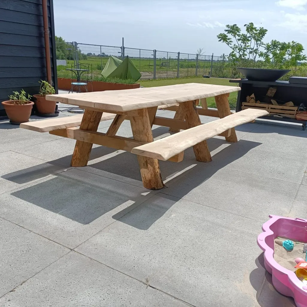 Jaap de Vries Producties Liberty 300 picknicktafel eiken 8-12 personen