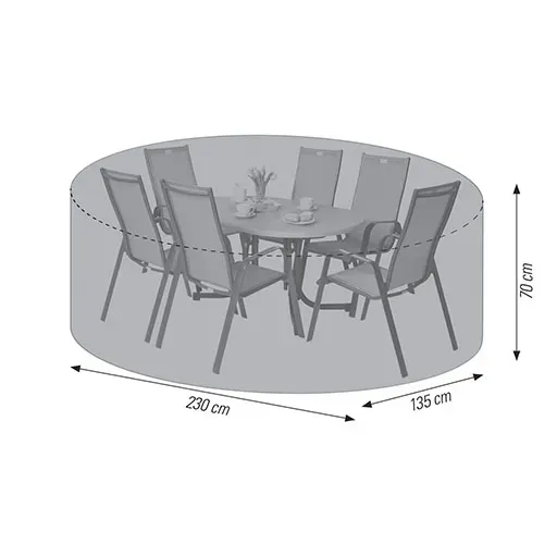 ACAMP Cappa beschermhoes 230x135x70 cm ademend