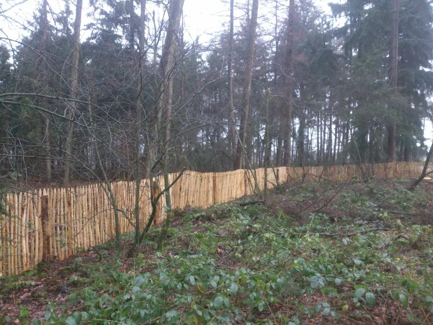 Jaap de Vries Producties Engels hekwerk kastanjehout 120 cm