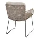 4 Seasons Outdoor Aprilla diningstoel Pure met 2 kussens