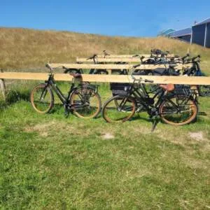 Jaap de Vries Napoli fietsenstalling hout fietsnietje