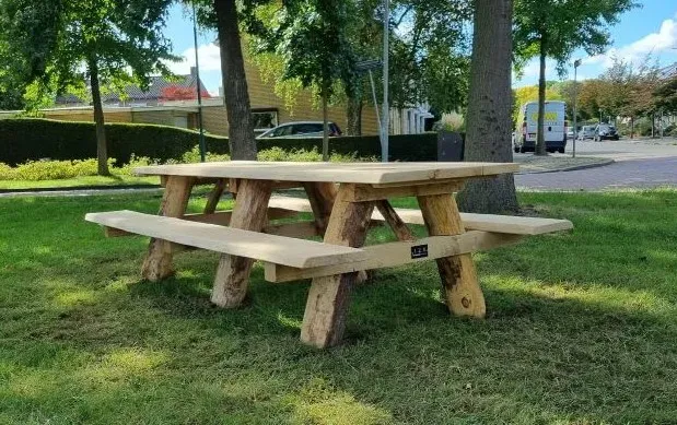 Jaap de Vries Producties Liberty 300 picknicktafel eiken 8-12 personen