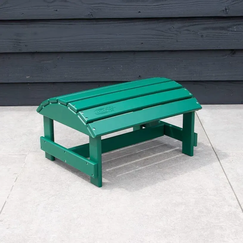 Comfychair Reposapies voetenbank dennengroen weerbestendig