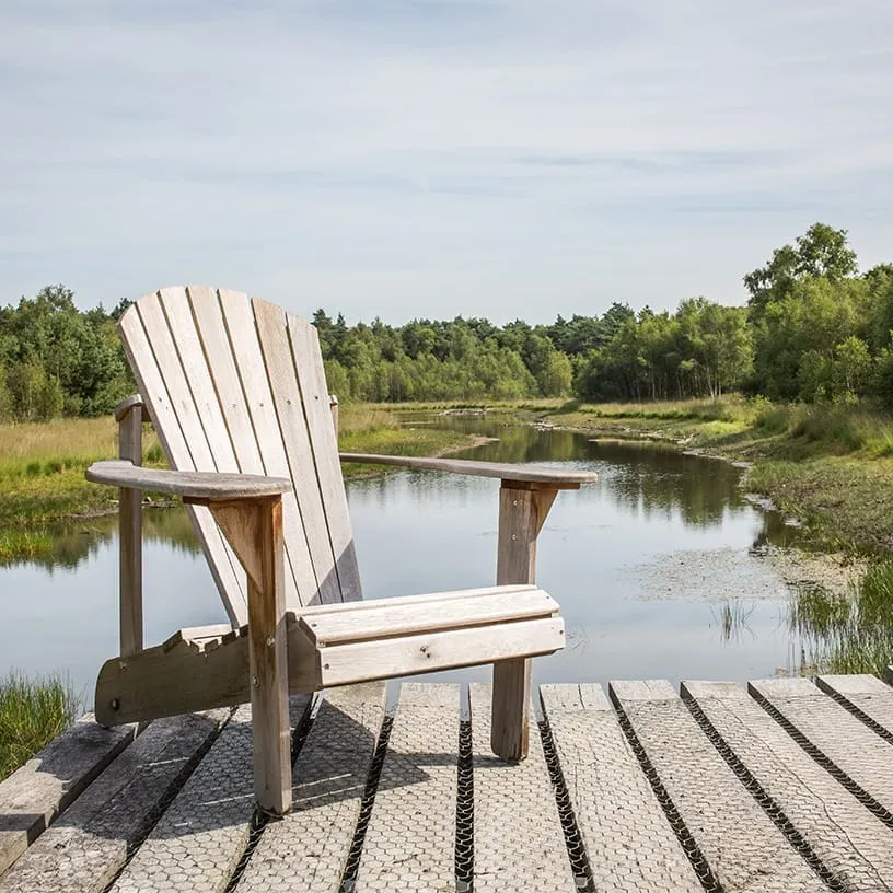 Comfychair Original tuinstoel hout voorgemonteerd natuurlijk