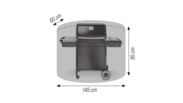 Acamp Grill Beschermhoes 145x65 Barbecuehoes