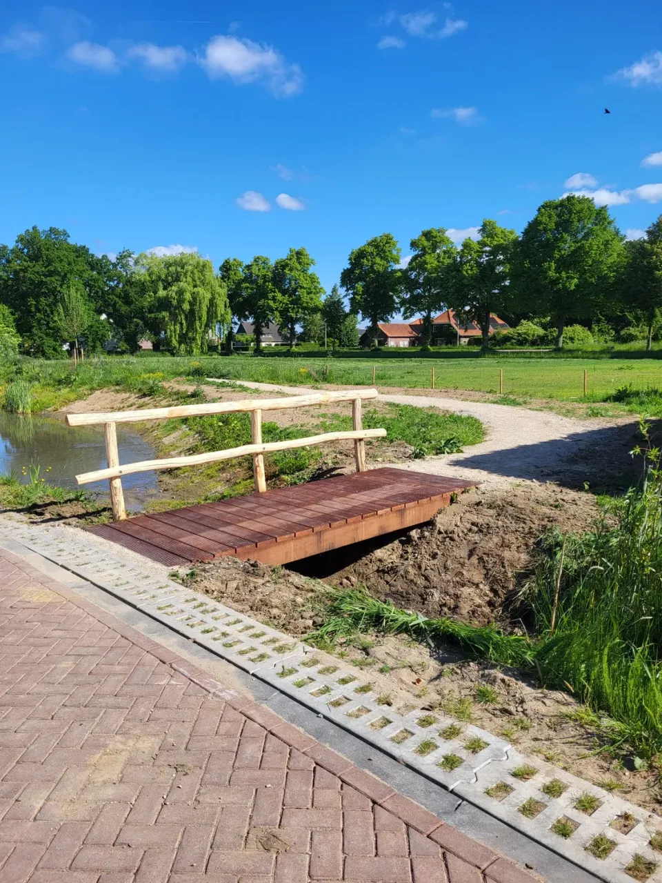 Jaap de Vries Glasgow houten brug Douglas vijverbrug