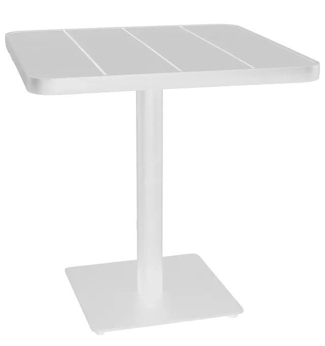 Soho Emma Square tuintafel alu wit 90cm