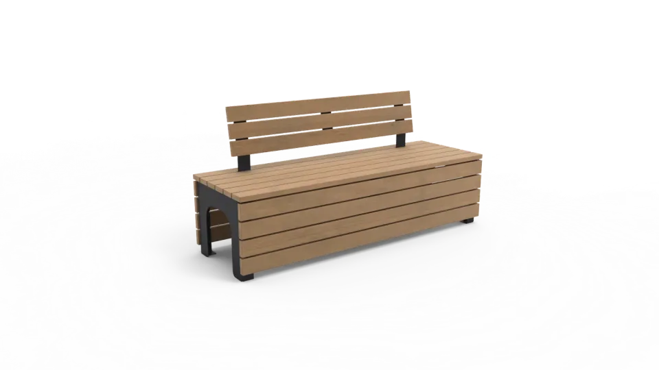 Inter Design BLOCKS Stretch Comfort buitenbank met rugleuning