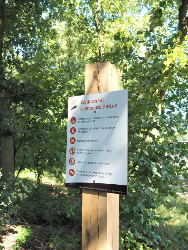Jaap de Vries Gent aanduidingspaal eikenhout A3