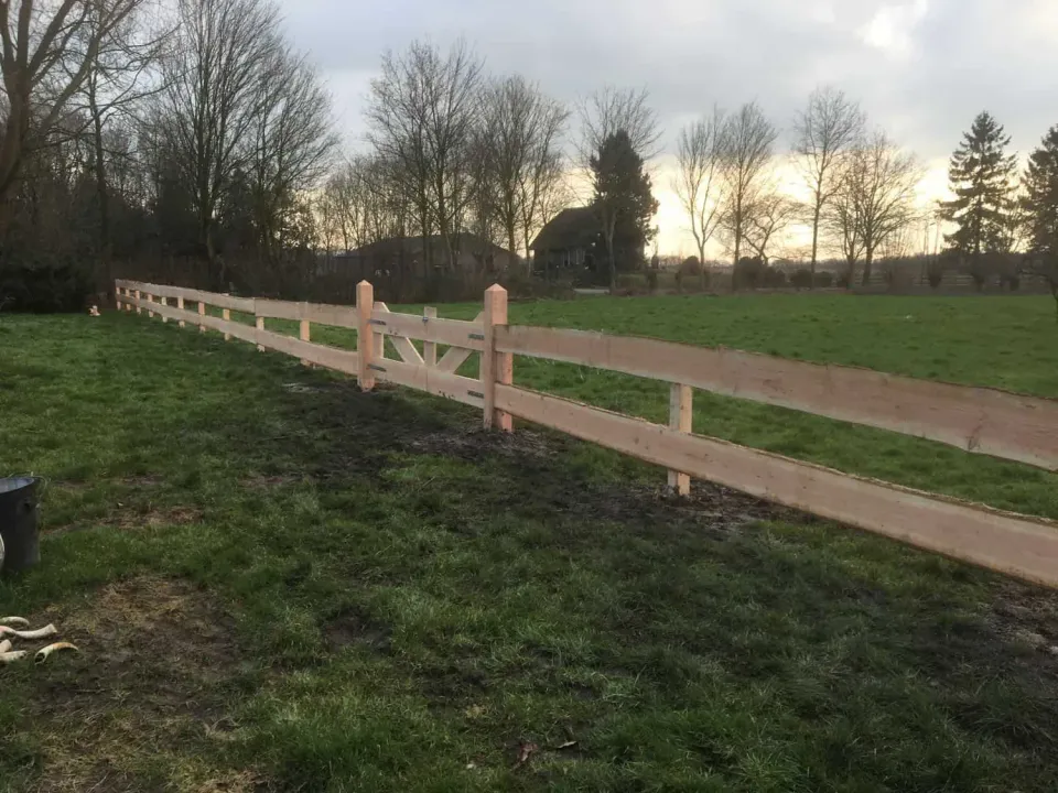 Jaap de Vries Producties Toulouse hekwerk douglas hout