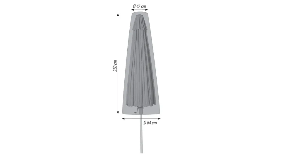 ACAMP parasolhoes 250 cm weerbestendig 450 cm