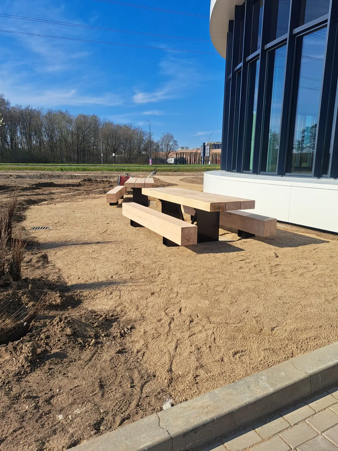 Jaap de Vries Miami picknicktafel douglas staal