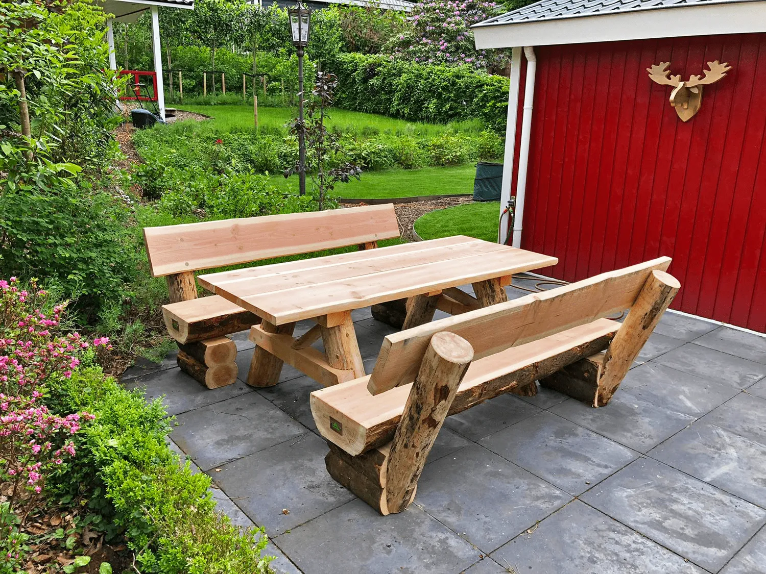 Jaap de Vries Toronto 200 parkbank 200 cm eikenhout