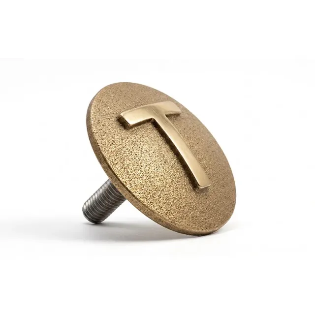 Groundlevel Terrassen markeernagel brons 65mm