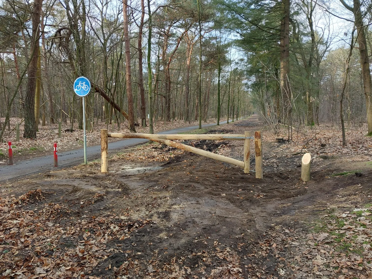 Jaap de Vries Producties Nantes slagboom hout tot 600 cm