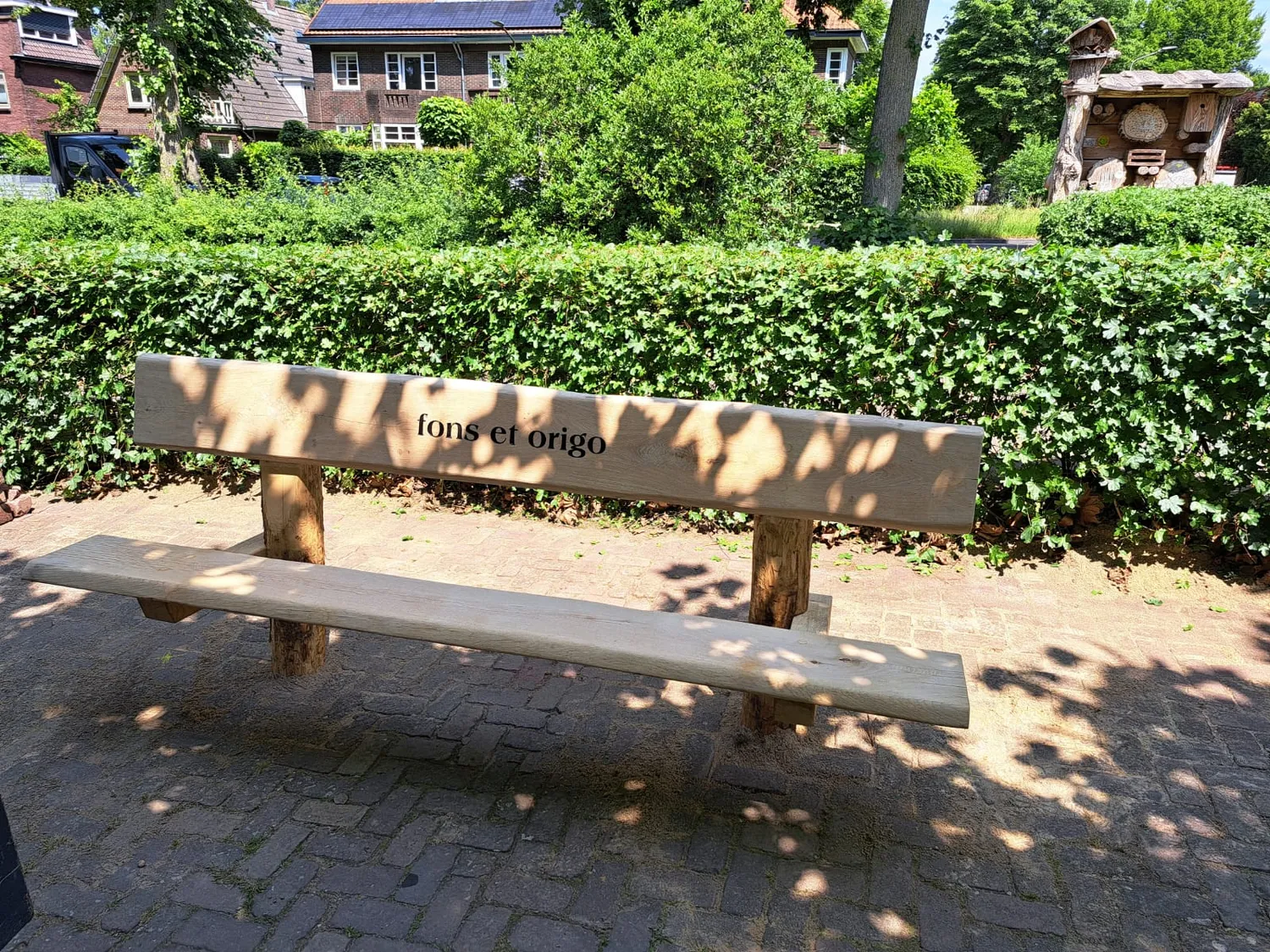 Jaap de Vries Houston 200 parkbank eiken 200 cm