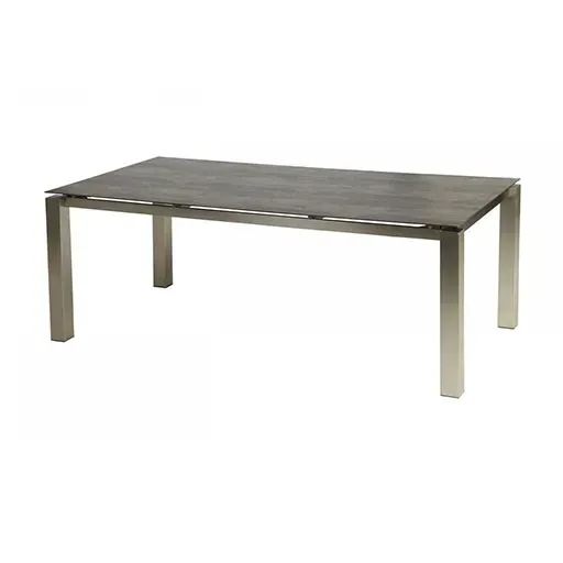 ACAMP auris keramiektafel 6 mm rvs zwevend blad