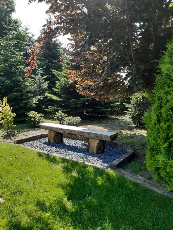 Jaap de Vries Portland parkbank hout 200 cm vlakke zitting