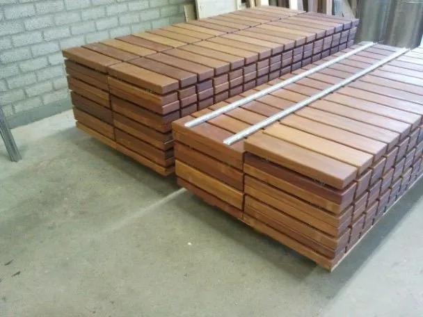 Groundlevel Mikala houten zitting 180x45cm hardhout