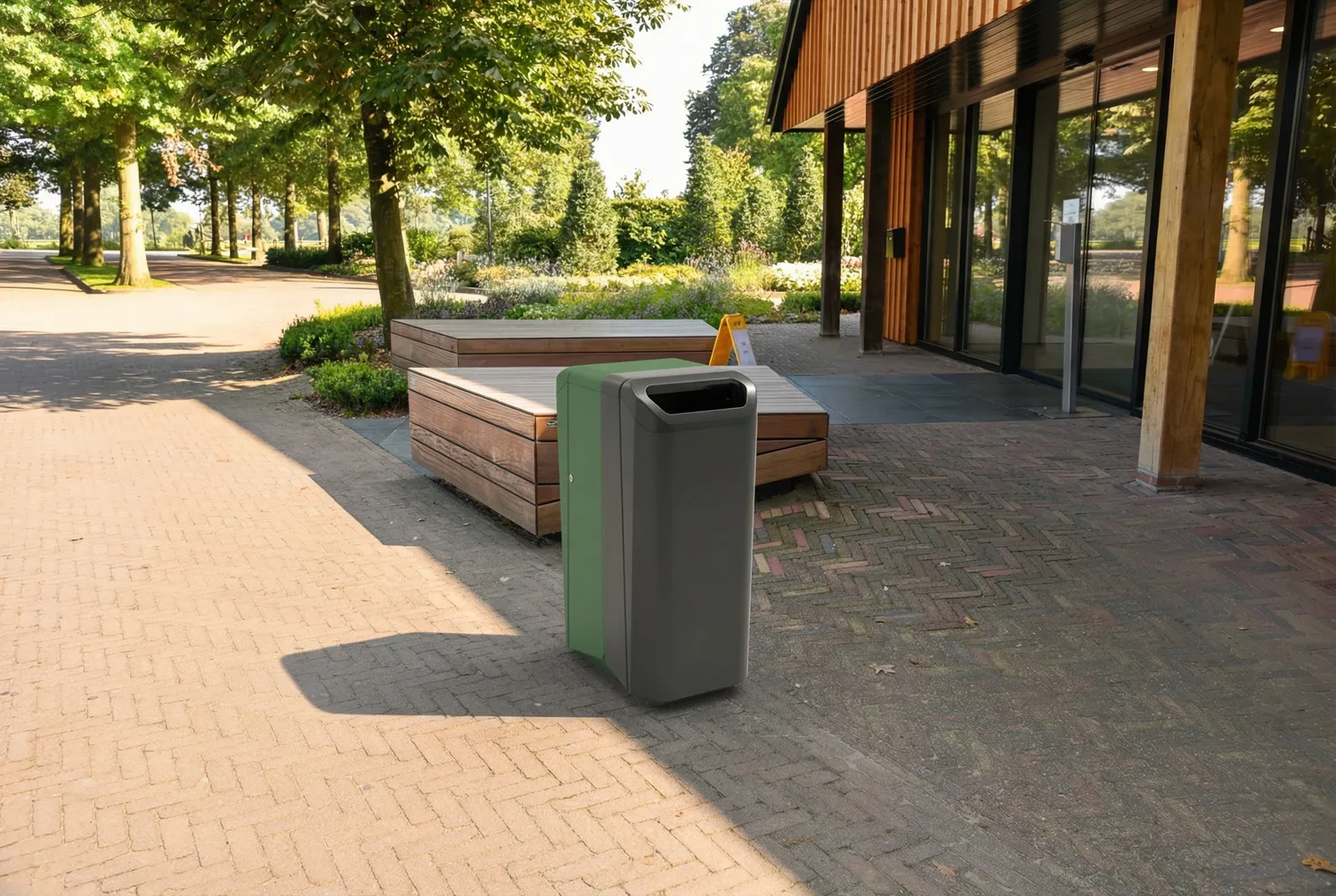 Inter Design Dulce afvalbak 100 liter buiten