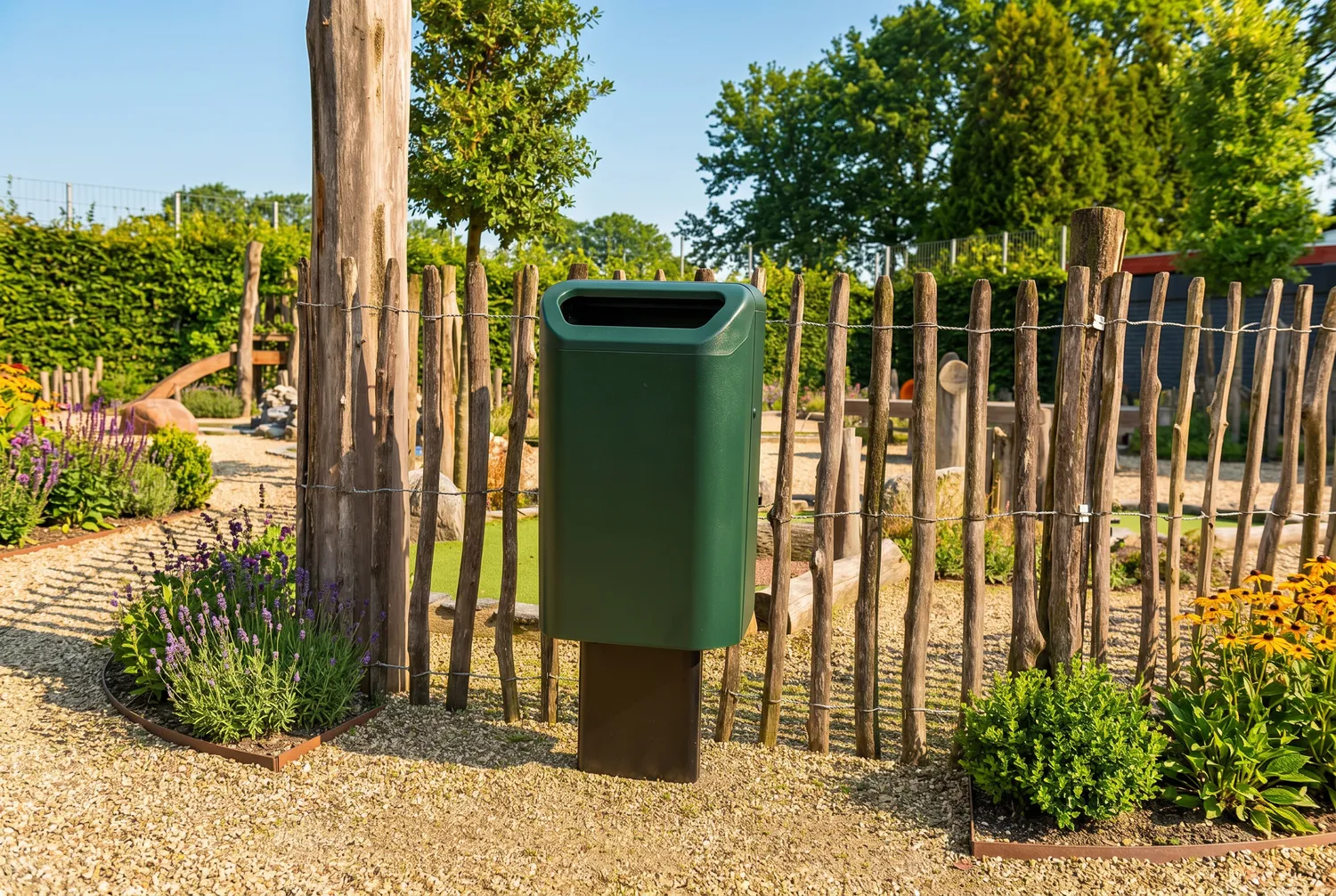 Inter Design Dulce afvalbak 50 liter buiten met voet