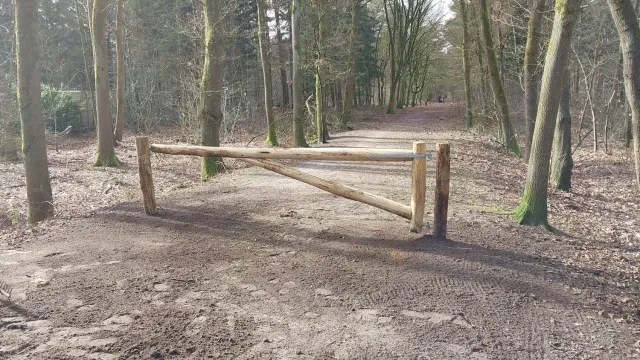 Jaap de Vries Producties Nantes slagboom hout tot 600 cm
