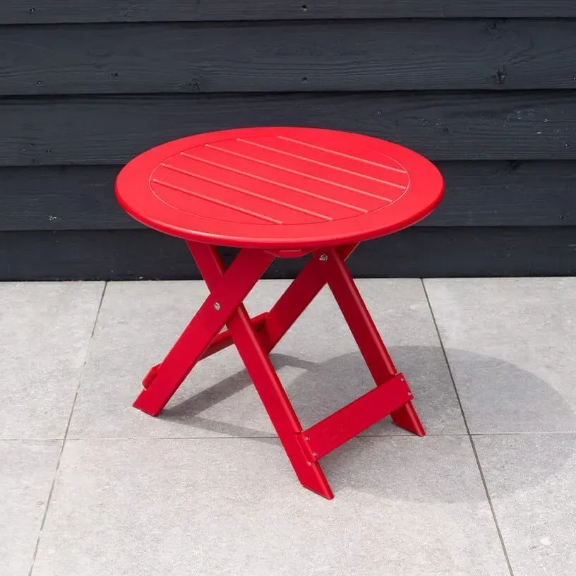Comfychair Sidobord bijzettafel kunststof rood