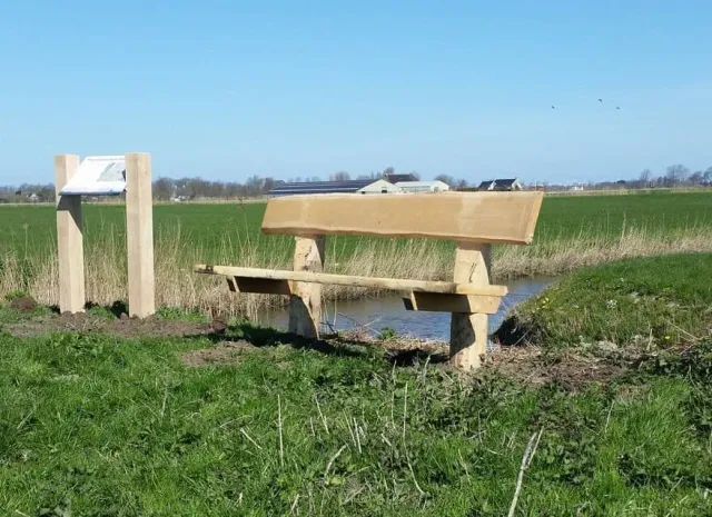 Jaap de Vries Houston 200 parkbank eiken 200 cm