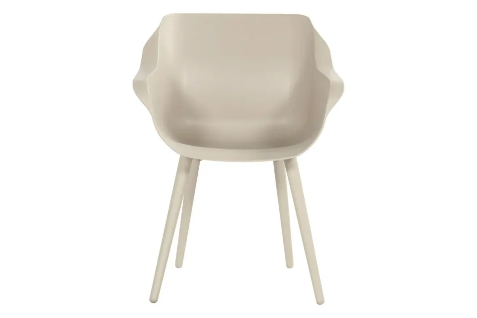 Hartman Sophie Studio dining kuipstoel Sand aluminium