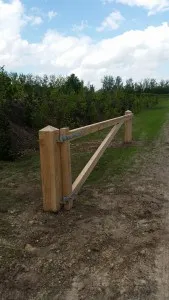 Jaap de Vries Producties Metz slagboom eikenhout tot 500 cm