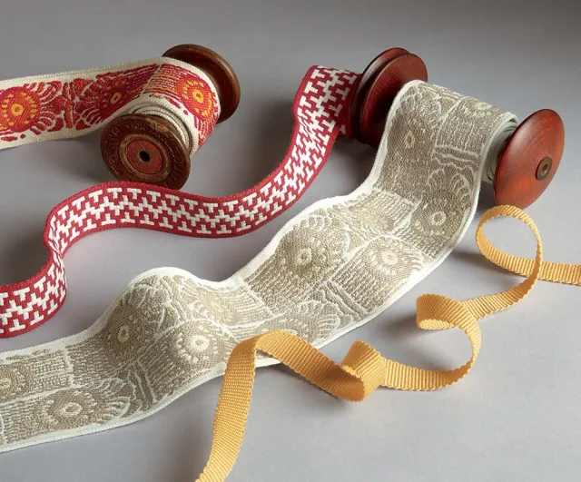 Sutherland Furniture Bazaar Border tuinstof met sierrand