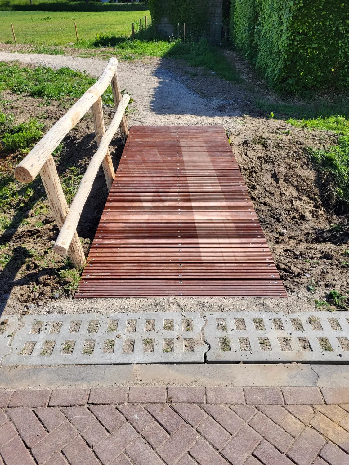 Jaap de Vries Glasgow houten brug Douglas vijverbrug