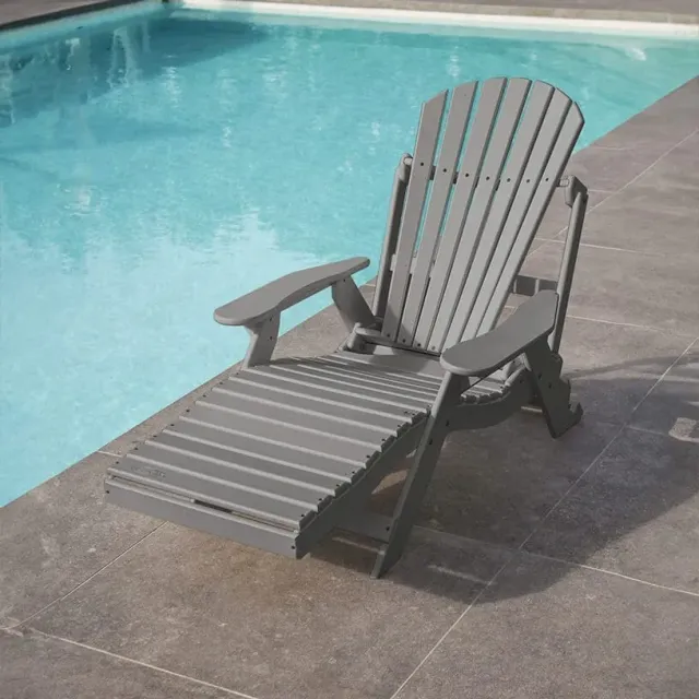 Comfychair zonnebed grijs voor terras