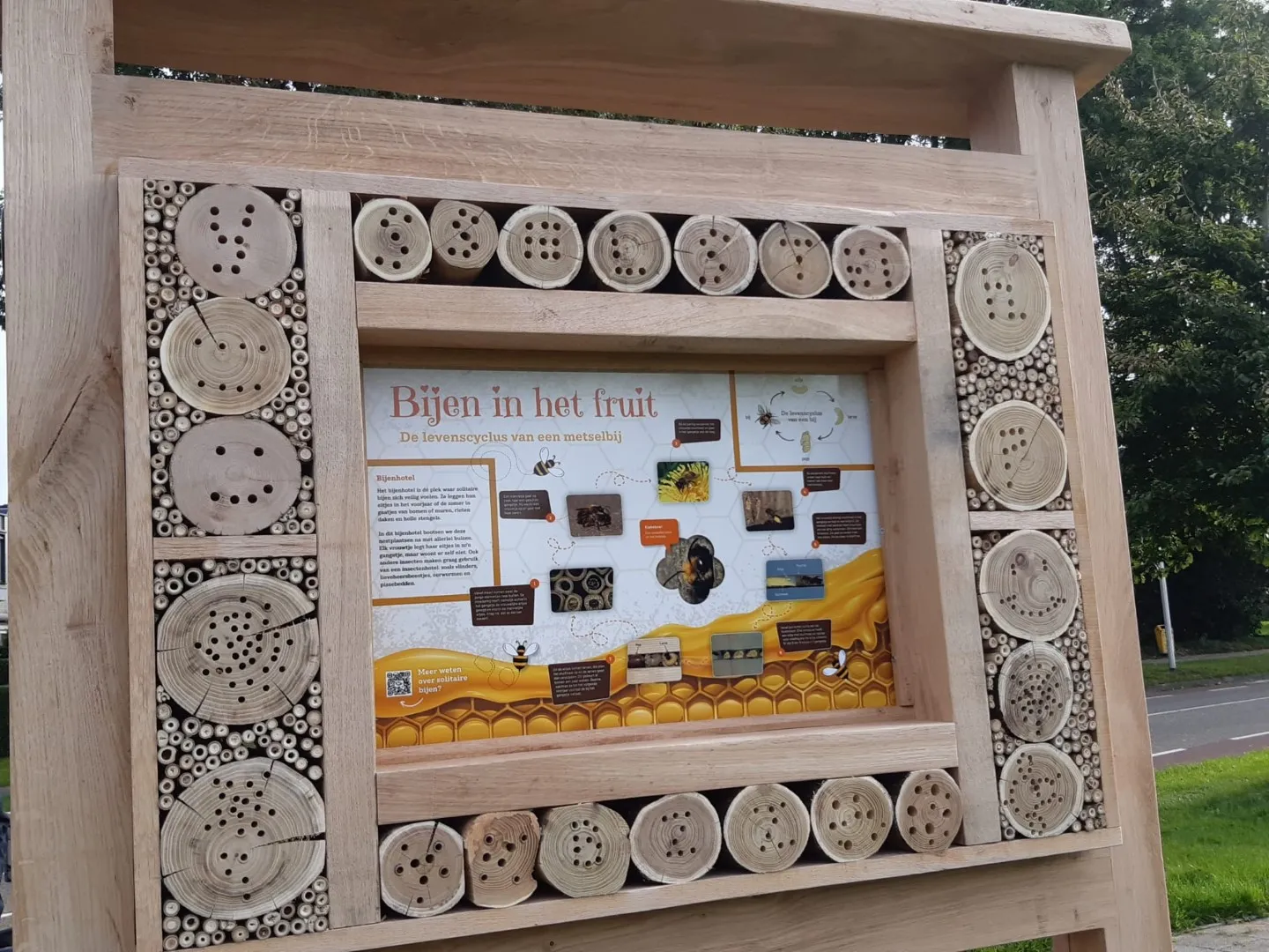 Jaap de Vries Producties Midlands insectenhotel eikenhout