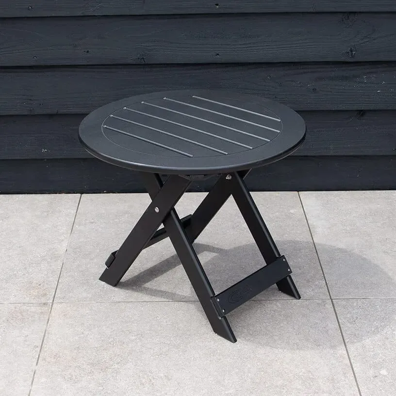 Comfychair bijzettafel zwart weerbestendig 40 cm
