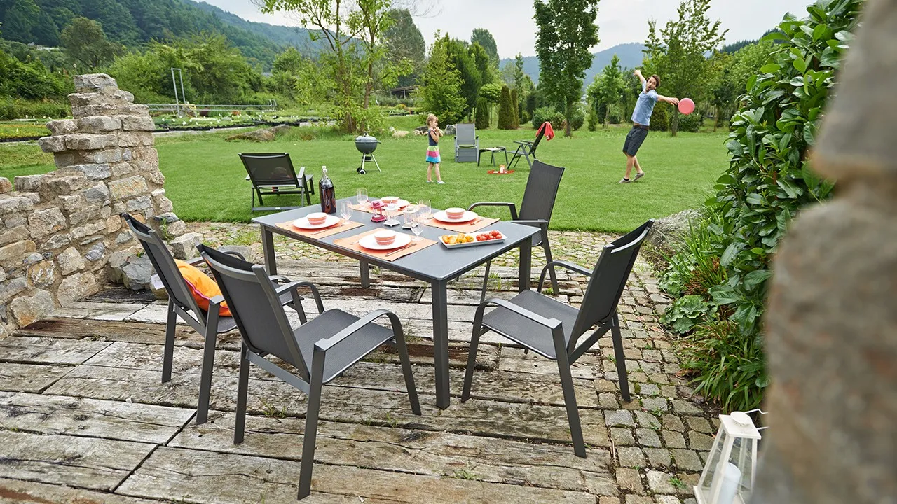 ACAMP Urban stapelstoel aluminium acatex