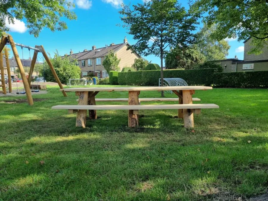 Jaap de Vries Producties Liberty 300 picknicktafel eiken 8-12 personen