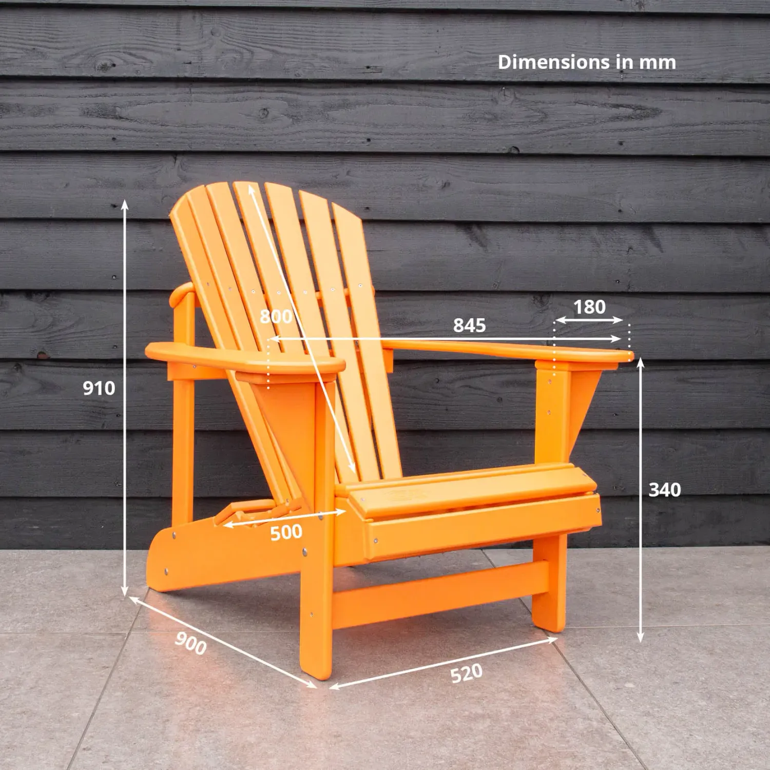 Comfychair Original tuinstoel oranje