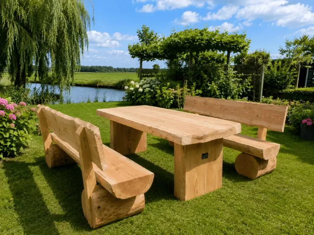 Jaap de Vries Producties Phoenix tuinset Douglas 200 cm 4-8 pers
