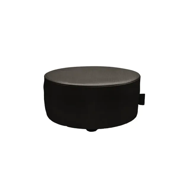 Lifestyle Iris hocker rond 60x25 satin silver bronze
