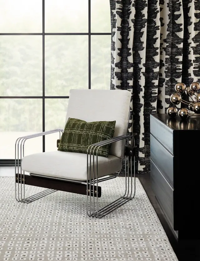 Sutherland Furniture Etched sierkussen reliëf