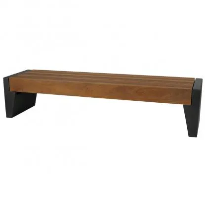 Groundlevel Victor Samson vlakke bank hout 200cm
