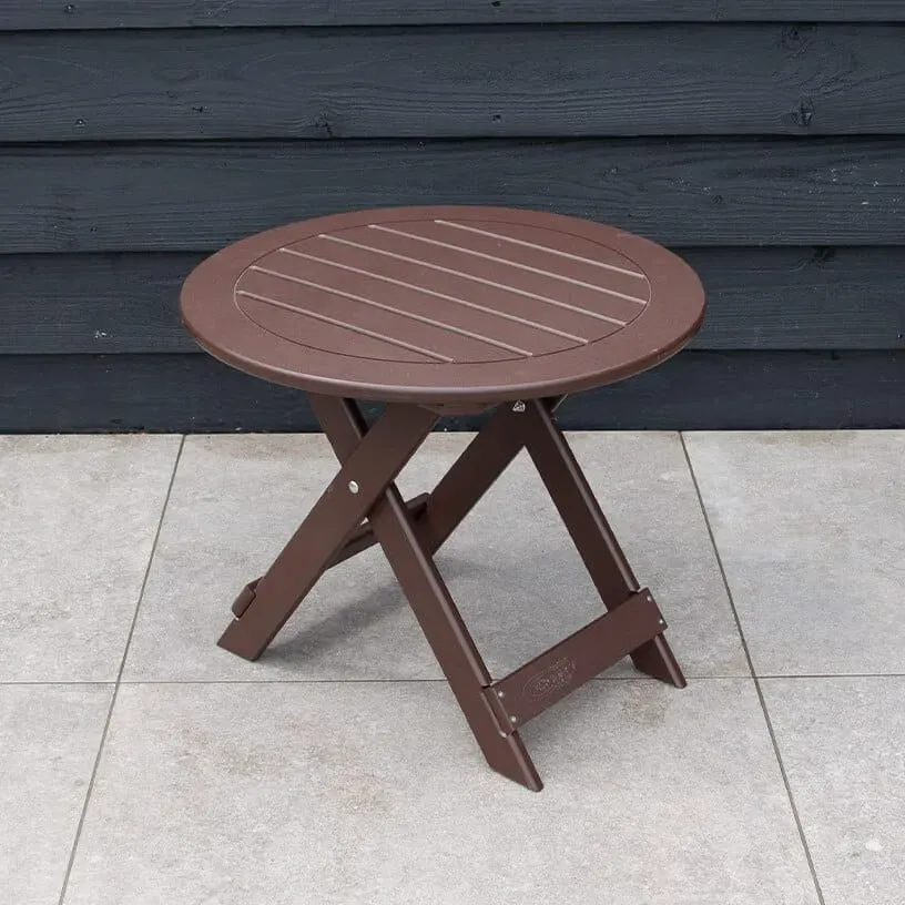Comfychair Side Table bijzettafel donkerbruin weerbestendig